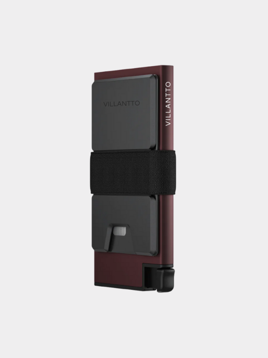 ALUMINUM SMART WALLET - REDWOOD