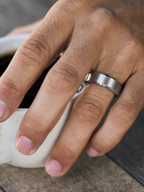 TUNGSTEN RING - SILVER