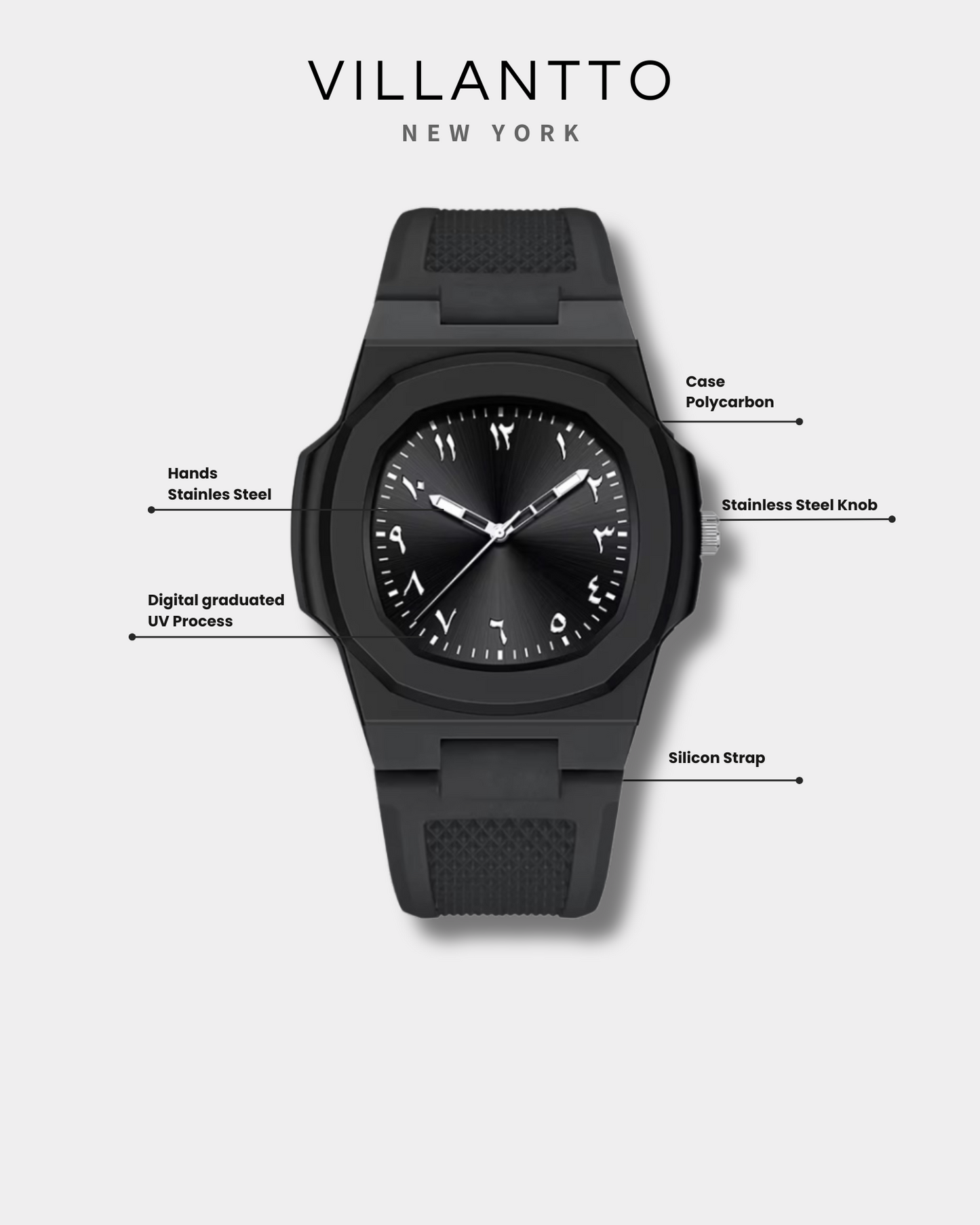 BLVCK NOVA ARABIC WATCH - LIMITED EDITION