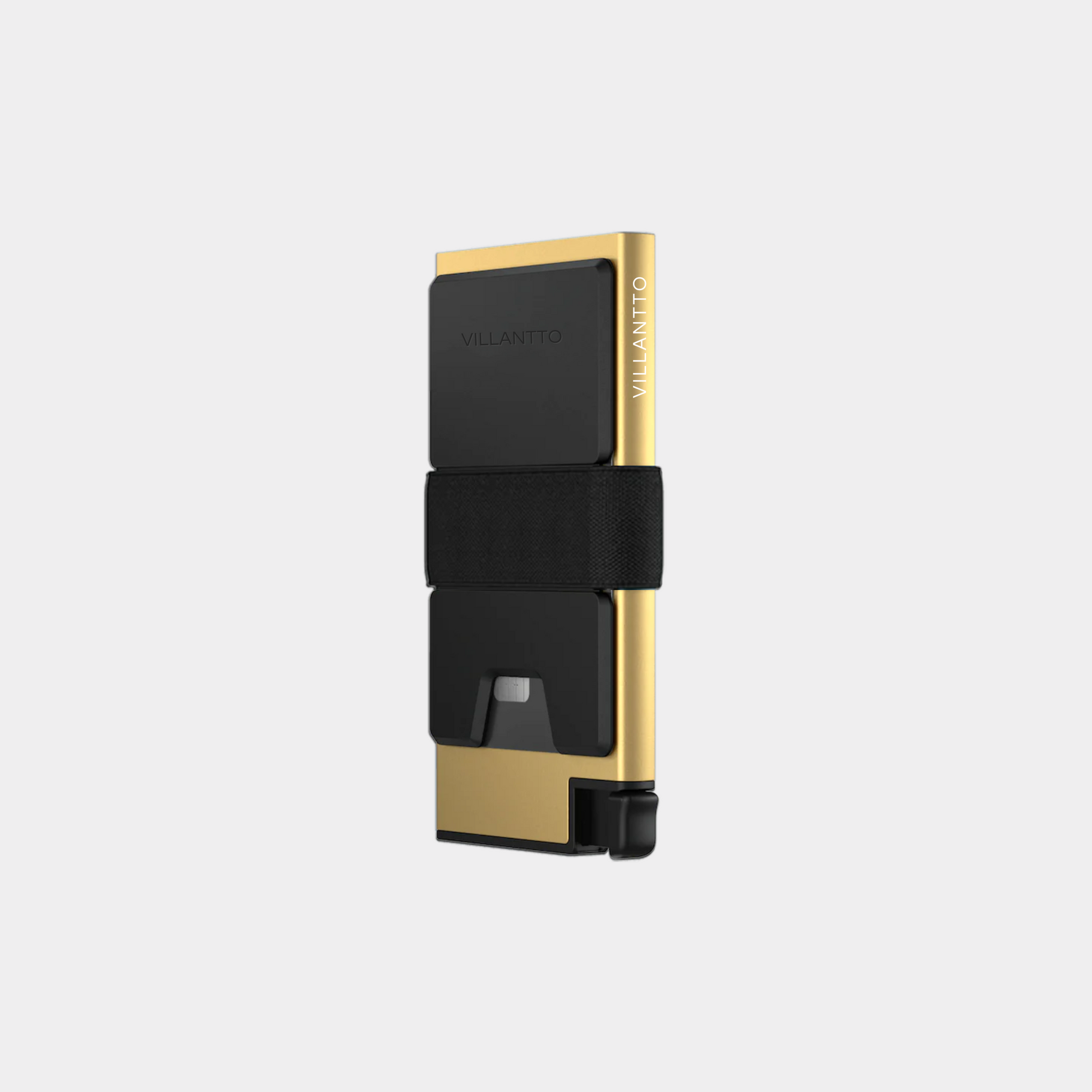 Aluminum Popup Smart Wallet Gold Limited Edition By Villantto