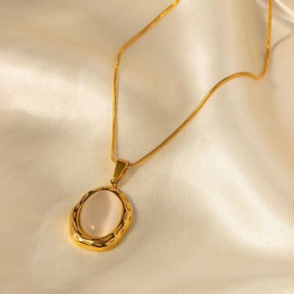 White Opal Necklace