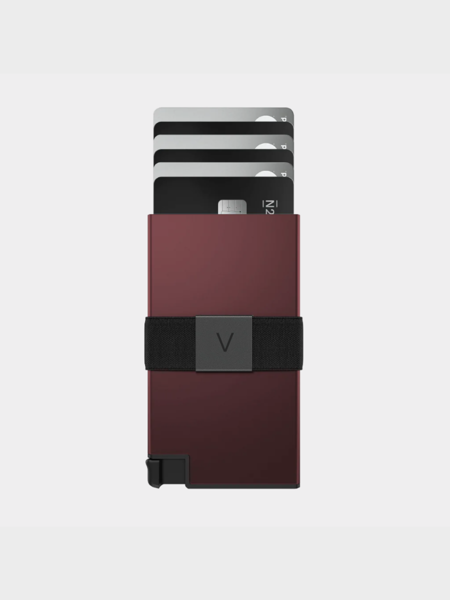 ALUMINUM SMART WALLET - REDWOOD