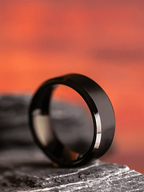 TUNGSTEN RING - CLASSIC BLACK