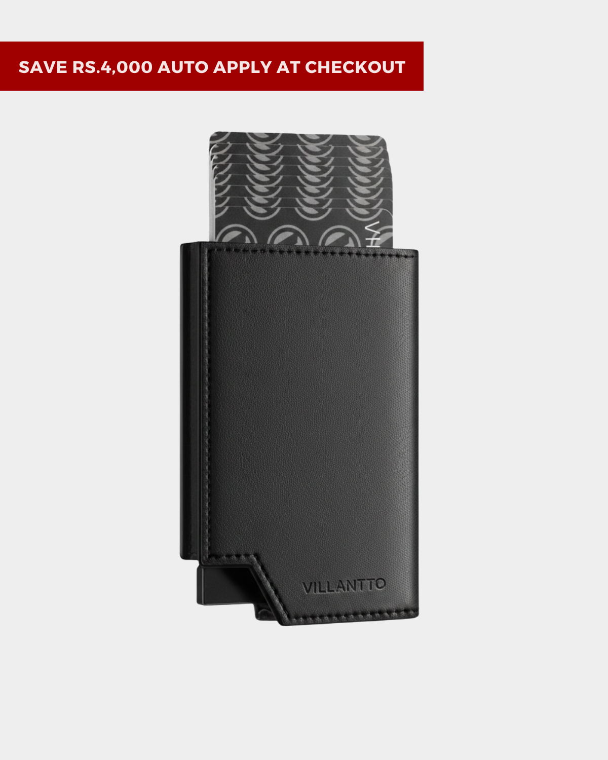 LEATHER SMART WALLET PRO - CLASSIC BLACK