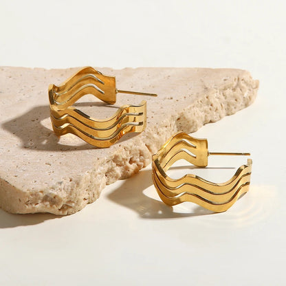 WAVE EARINGS