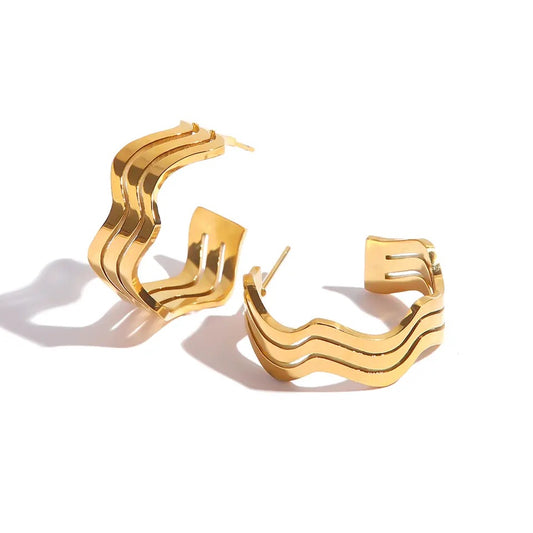 WAVE EARINGS