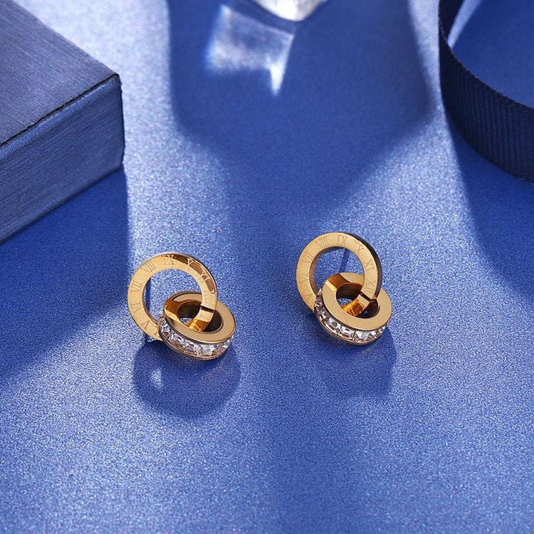 INTERLOCK EARINGS