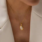 White Opal Necklace