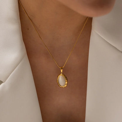 White Opal Necklace