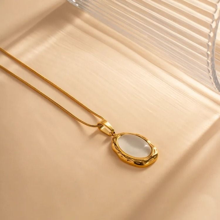 White Opal Necklace