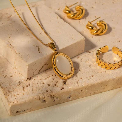 White Opal Necklace