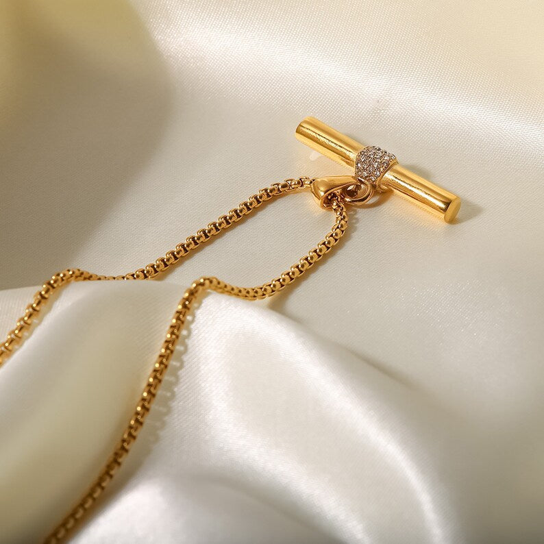 T BAR NECKLACE