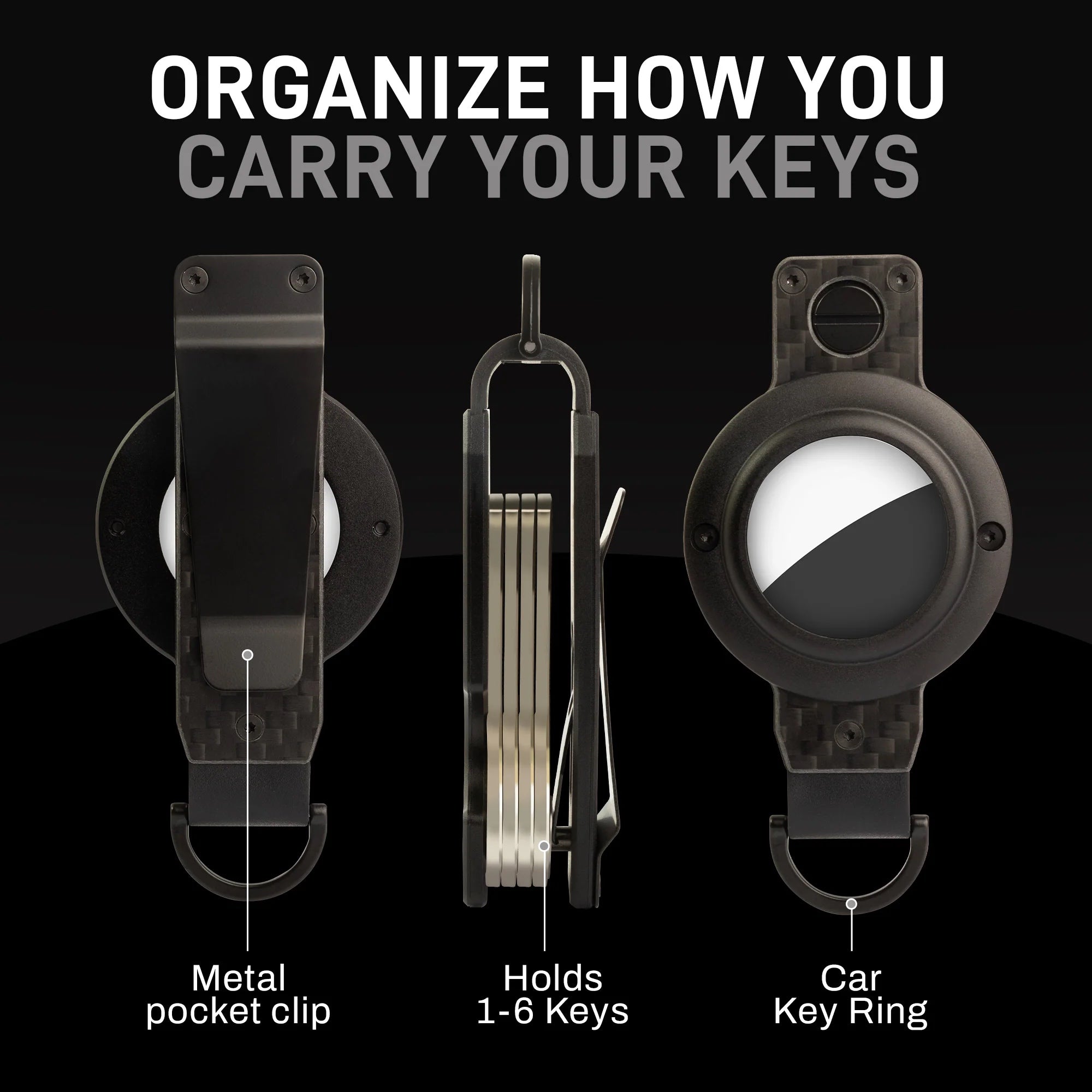 SMART KEYCASE AIRTAG - CARBON FIBER (LIMITED EDITION)