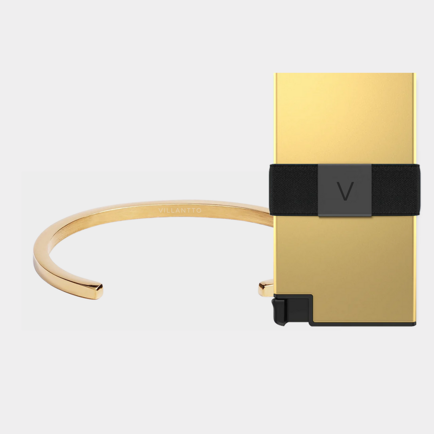 ALUMINUM SMART WALLET GOLD & GOLDEN MOON - BUNDLE OF 2
