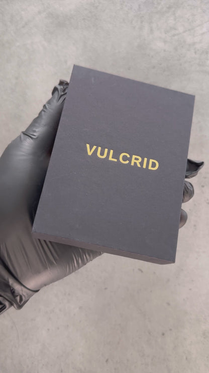 VULCRID LEATHER SMART WALLET - BLACK