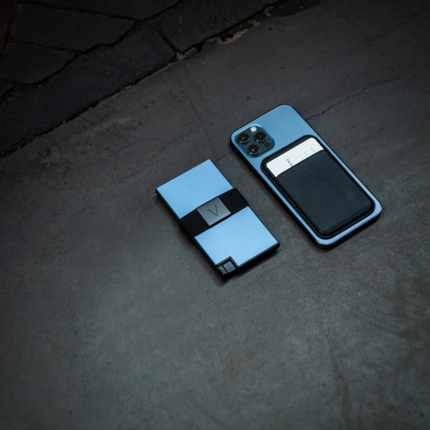 ALUMINUM SMART WALLET - PACIFIC BLUE